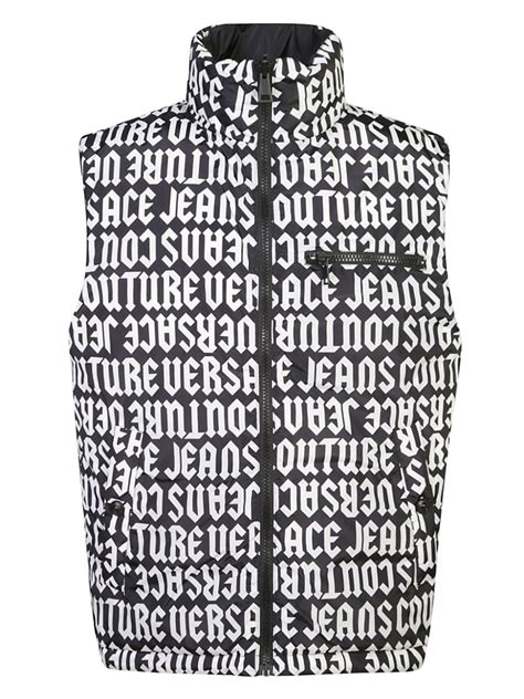 gilet jeans couture versace arney kessel|Versace Jeans Couture Reversible Gilet .